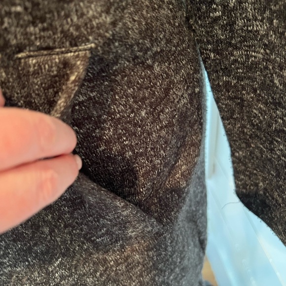 Banana Republic women’s heathered gray Zip-Up sweatshirt Jacket, size large, EUC - Picture 7 of 10